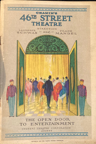 46th Street Theatre, NY. "Follow Thru." Nov. 18, 1929.