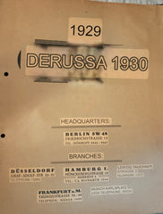 (Film) Programme. De Russa 1929-1930. German-Russian Joint Film. 1929-1930.