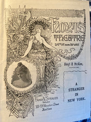 Hoyt's Theatre, NY. "A Stranger in New York." Dec 27, 1897.