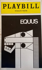 Plymouth Theatre, NY. "Equus." March, 1975.