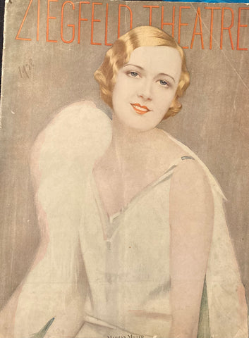 Ziegfeld Theatre, NY. Souvenir Program, "Show Boat." April 9, 1928.