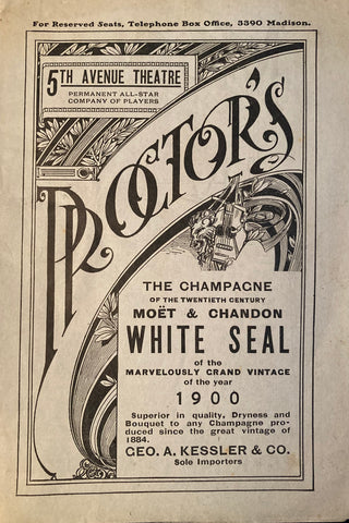 Proctor's Theatre, NY. "Mlle. Marni." Starring Amelia Bingham. March 19, 1906.