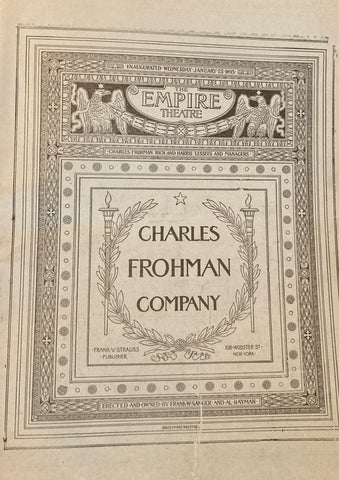 Empire Theatre, NY. "Lord and Lady Algy." Feb. 14, 1899.