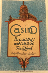 Casino Theatre, NY. "The Vagabond King." Dec. 28, 1925.