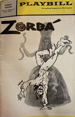 Forrest Theatre, Phila. "Zorba the Greek." Jan. 3, 1970. Starring John Raitt.