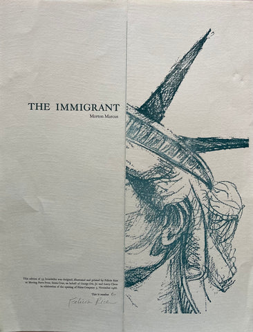 The Immigrant. By Morton Marcus. (1986)