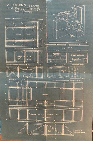 McPharlin, Paul. A Plan for a Folding Stage Adaptable for Puppets, Marionettes and Shadows. (1934)