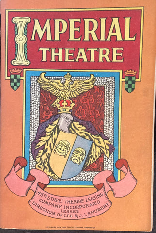 Imperial Theatre, NY. "Oh, Kay!" With Gertrude Lawrence. Jan. 10, 1927.