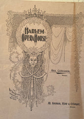 Harlem Opera House, NY. "Colinette." Sept. 18, 1899.