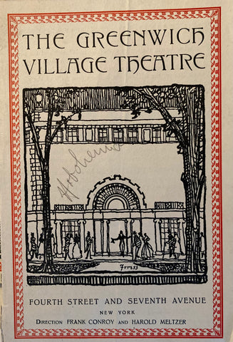 Greenwich Village Theatre, NY. "Hobohemia." Feb. 1919.