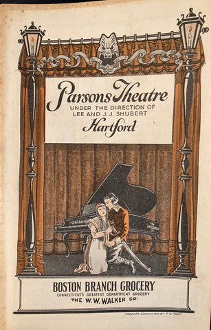 Parsons Theatre. "Cradle Snatchers." Hartford, CT. March 14, 1925.