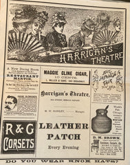 Harrigan's Theatre, NY. "The Leather Patch." Feb. 10, 1894.