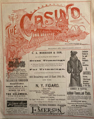 The Casino, NY. "The Fencing Master." Dec. 3, 1892.