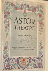 Astor Theatre, NY. "Fancy Free." May 13, 1918.