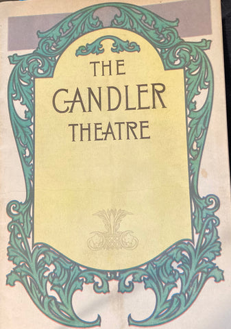 The Candler Theatre, NY. Sept. 14, 1914. "On Trial."