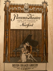 Parsons Theatre, Hartford, CT. "The Green Hat." Starring Katherine Cornell. March 21, 1927.