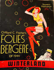 Winterland, SF. "Folies Bergere." 1944. Souvenir Program.