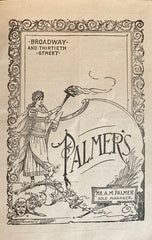 (Oscar Wilde) Palmer's Theatre, NY. "Lady Windermere's Fan." March 18, 1893.