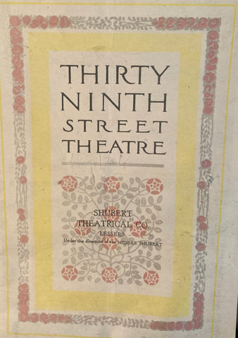 "The Long Dash." 39th St. Theatre, NY. Nov. 18, 1918.
