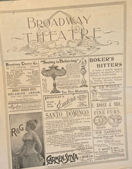 Broadway Theatre, NY. De Wolf Hopper in "Dr. Syntax." Oct. 8, 1894.