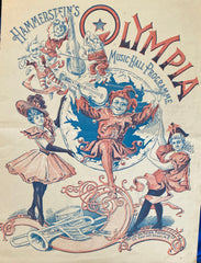 Olympia Theatre, NY. "Variety Programme." April 5, 1897.