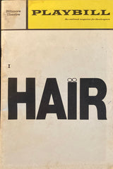 Biltmore Theatre, NY. "Hair." July, 1970.