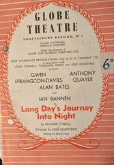 (Eugene O'Neill) Globe Theatre, London. "Long Day's Journey Into Night." Sept. 22, 1958.