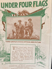 Rialto Theatre, NY. "Under Four Flags." Third United States Official War Picture. Nov. 17, 1918.