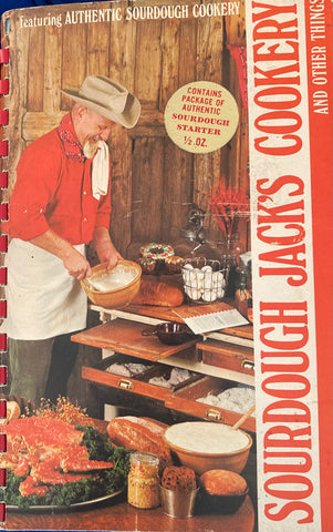 Sourdough Jack's Cookery and other things. By Jack Mabee. (1972) With 1/2 packet of Sourdough Starter.