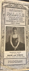 B. F. Keith's Palace Theatre, NY. "Variety Show." March 3, 1919.