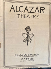 Alcazar Theatre, SF. "The Gay Lord Quex." Jan. 30, 1905.