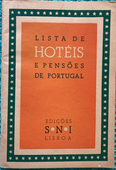 (Travel) Lista de Hotels e Pensoes de Portugal. (1950)