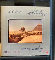 (Egypt) 6 Color 35mm Slides: including the Sphinx.  (1977)