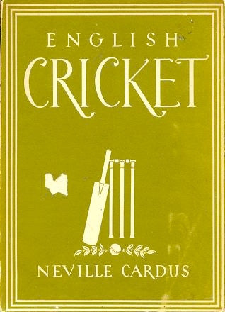 (Cricket)  English Cricket.  By Neville Cardus.  [1947].